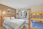 Mammoth Condo Rental Chateau Blanc 30 - 3rd Bedroom has 1 Queen Bed and 1 Set of Bunk Beds